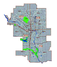 Calgary Quadrants